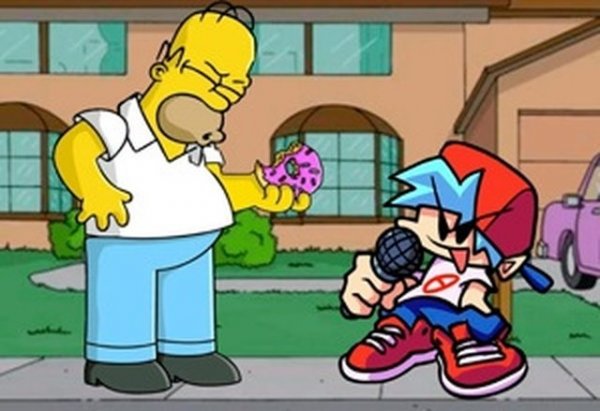 Rhythm Duel with Homer