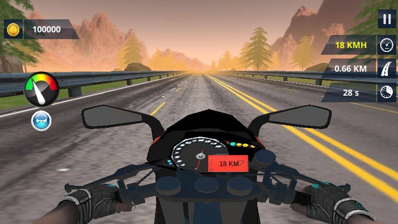Open Road Motorcycle Dash