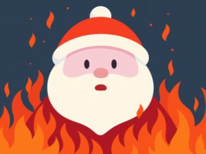 Santa Chimney Escape Action Game