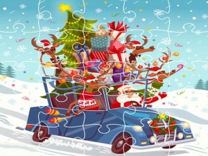 Festive Truck Jigsaw Puzzle