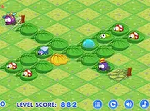 Leaf Path Puzzle: Spider Couple